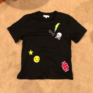 New without tags patch shirt!!